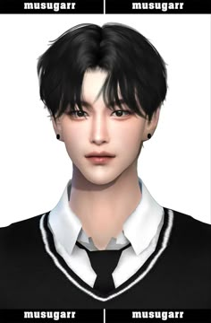 #sims4 #thesims4 #ts4 #creating #art #artist #cc #games #gaming #musugarr #maamuang Sims 4 Korean Male Cc, Sims 4 Cc Korean Hair Male, Sims Boy Hair, Asian Sims 4 Male, Sims 4 Cc Male Makeup, Sims 4 Cc Asian Eyes, Boy Hair Sims 4 Cc, The Sims 4 Korean Cc, Sims 4 Asian Hair