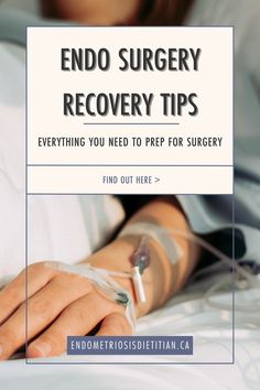 Are you getting ready for endo surgery? Click here to learn more about endo surgery how to prep and tips for recovering from endo surgery. Gut Health, Surgery