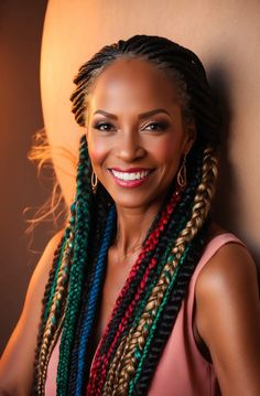 default a vibrant professionallylit portrait of a 40 woman sho 3 856f10a2 bb7d 4efb 80c5 0c80b591f1d2 Braid Styles For Black Women, Styles For Black Women, Curly Braids