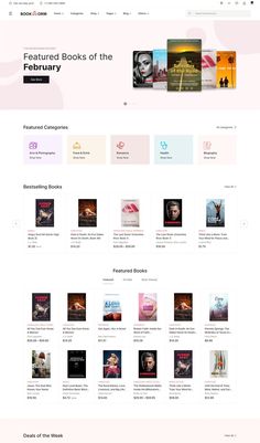 Bookstore & Bookshop Theme for WooCommerce Publishing Website Design, Online Library Website Design, Book Store Website Design, Bookstore Website Design, Online Library Website, Library Website Design, Book Website Design, Bookstore Website, Books Website