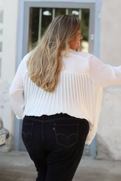 Outfit Trends, Mesh Panel, Mode Inspiration, Curvy Fashion, Long A Line, Special Features, One Shoulder Blouse