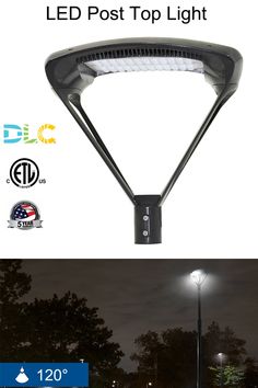 LED post top light Led Parking Lot Lights, Lights For Garden, Outdoor Post Lights, Post Lights, Garden Yard, Top Light, Waterproof Outdoor, Parking Lot, Street Light