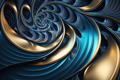 Concentric blue waves with metallic sheen, creating futuristic and abstract design stock image Wave Abstract, Blue Waves, Image Design, Abstract Design, Stock Illustration, Stock Images, Logo Design