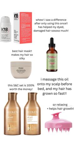 Health Hair Growth, Shampoo To Help Hair Grow, Good Hair Products For Straight Hair, Healthy Hair Routine Products, Shampoos That Are Good For Your Hair, Thinned Out Hair, Silky Hair Tips, Clean Hair Products, Blonde Hair Products