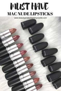 Mac Nude Lipstick, Mac Makeup Looks, Mac Lipstick Swatches, Make Up Inspiration, Long Lasting Lip Gloss, Matte Lipsticks, Lipstick Art, Best Lipsticks