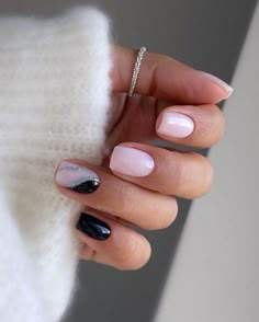 60+ Trendy Cute Short Winter Nails [2024] To Rock The Winter Season Kutek Disney, Unghie Sfumate, Milky Nails, Full Nail Tips, Short Press On Nails, Smink Inspiration, French Nail Art, Fake Nails With Glue