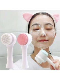 Face Cleaning Brush, Silicone Face Brush, Face Wash Brush, Facial Brush Cleanser, Facial Massage Tool, Facial Brushes, Facial Exfoliator, Silicone Brush, Clean Pores