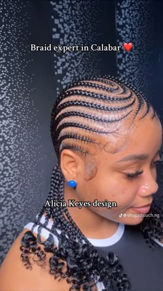 Corn Row All Back Hairstyles, Corn Row Designs, Cornrows Natural Hairstyles, Corn Row Braids Styles, Plaiting Natural Hair Styles, Ponytail Braids Hairstyles, African Cornrows, Cute Stitch Braids