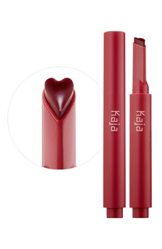 What it is: A heart-shaped gloss stick that combines nourishing lip oils with high-shine color.What it does: Enjoy a hint of color, the shine of a gloss and the nourishing benefits of a balm, all in one. Infused with vitamin-rich argan and plump seed oils, this nonsticky formula melts upon application, leaving lips moisturized with a high-shine finish. The heart-shaped applicator fits in the Cupid's bow for effortless application. Dispense the perfect amount every time—click twice for best appli Kaja Beauty, Lip Gloss Stick, Plum Seed, Lip Oils, 밈 유머, Soften Lips, Seed Oils, Gloss Labial, Makeup Items