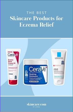 Eczema-prone and looking for relief? Our beauty editor compiled her top skincare picks she swears by to manage eczema symptoms - continue to the article to find the one for you! #eczema #eczemaskincare #eczemarelief Relaxing Facial, Sensitive Skincare, Chafed Skin, Dry Skincare, Winter Skincare, Healing Ointment, Top Skin Care Products, Feeling Better, Sensitive Skin Care