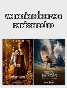 two movie posters with the words, we wanna't see what they are doing