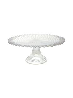 Vintage 1940s Fenton Hobnail Opalescent Footed Cake Stand Weston Table Cake Stand With Dome, Patterned Cake, Fenton Hobnail, Cake Servings, As It Was, Modern Life, Back In The Day, Cake Stand, The Vintage