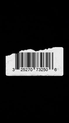 a bar code is shown in the dark