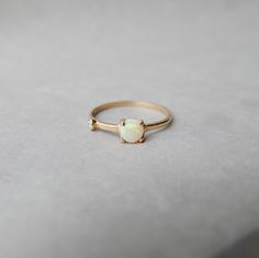 Opal Duet Ring (Medium), opal and diamond ring, opal ring, stacking ring, opal band, promise ring, gold opal ring, birthstone ring Rings Everyday, Wear Rings, Sterling Silver Opal Ring, October Birthstone Rings, Ethiopian Opal Ring, Fire Opal Ring, Opal Engagement, Simple Engagement Rings, Halo Setting