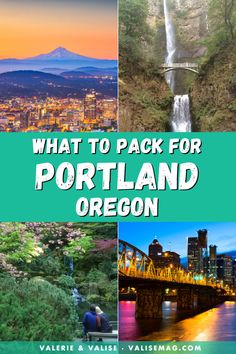 what to pack for portland oregon