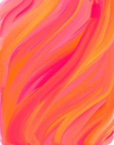 an orange and pink swirl on a white background