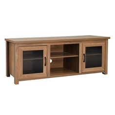 This traditional black wash TV stand is designed to hold TVs up to 80 inches. Crafted from tempered glass and engineered wood, this TV stand elegantly combines the two to bring warmth and style to any space in your home. Classic Tv Stand, Full Glass Door, Walnut Brown Tv Stand, 65 Tv Stand, Metal Tv Stand, 50” Wood Tv Stand, Target Tv Stand, Furniture Movers, Behind The Glass