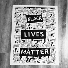 a black and white poster with words on it that say, black lives matter in different languages