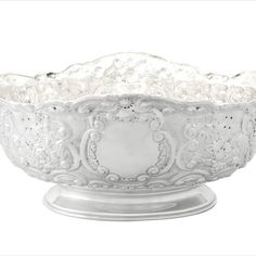 Victorian Bowl in sterling silver Antique Bowl, Punch Bowl, Shells, Presentation, United Kingdom