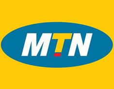 the mtn logo on an orange background