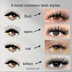 #map #eyes #eyelashes #lashes #lashextensions #volumelashes Different Type Of Lashes Extensions, Map Lashes Extensions, Lash Set For Almond Eyes, Lash Map For Eye Shapes, Individual Lash Mapping, Doll Eye Mapping Eyelash Extensions, Lash Shapes Eyelash Extensions, Eye Opening Lash Extensions, Lash Size Chart