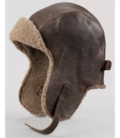 Pilot Hat, Vintage Photography Women, Winter Fur Hat, Fur Hats, Aviator Hat, Sheepskin Jacket, Work Gear, Hat For Men, Leather Hats