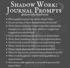 Work Journal Prompts, Shadow Work Journal Prompts, Shadow Work Journal, Best Crystals, Spiritual Journals, Work Journal