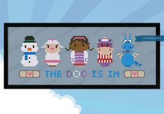 the doctor is in cross stitch pattern