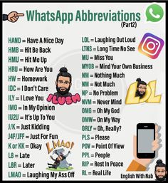 whatsapp abbreviations part 2