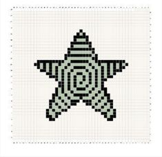 an image of a pixellated star