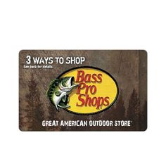 three ways to shop bass pro shops great american outdoor store gift card with fishing image