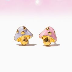 Our Enchanted Shroom Studs are designed to take you on an unforgettable trip of cuteness and charm. These studs feature a 3D enamel casting that'll really give your ear stack that extra POP of fun! Stud Earrings Gift, Stud Earrings Quirky, Earrings Mushroom, Stud Girl, Hair Socks, Mushroom Earrings, Swimming Activities, Ear Stack, Scarf Sale