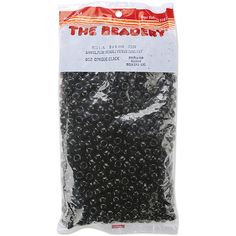 the beadery company black seed beads