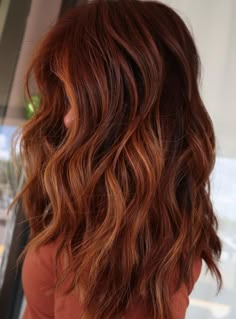 Brownish Red Hair Color with Soft Copper Streaks Deep Auburn Hair, Autumn Hair Color, Deep Red Hair Color, Light Auburn Hair Color, Reddish Brown Hair Color, Brown Auburn Hair, Red Brown Hair Color, Auburn Red Hair, Deep Red Hair