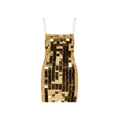 Dress to be the spotlight of the night. Mini dress with gold square sequins. It has a lining and a back zip closure. Dry clean only Hand wash in cold water Cool Iron Night Mini Dress, Gold Dress Short, Gold Mini Dress, Gold Party Dress, Mini Gold Dress, Halloween Costume Outfits, Artisan Gift, Wedding Party Dress, Gold Party