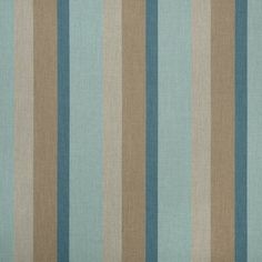 a blue and beige striped wallpaper background