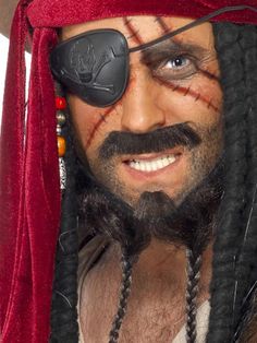 Pirate Makeup Men Halloween, Male Pirate Makeup, Pirate Makeup, 3 People Costumes, Mermaid Makeup Halloween, Pirate Girl Costume, Make Carnaval, Pirate Costume Diy