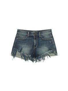 Fringe Denim Shorts Size: Medium Bottoms - used. 98% COTTON, 2% SPANDEX | Fringe Denim Shorts: Blue Bottoms - Size Medium Blue Denim Shorts, Womens Bottoms, Blue Denim, Denim Shorts, Women Handbags, Spandex, Size Medium, Handbags, For Women