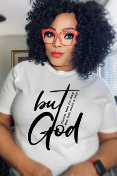 But God Made a Way T-shirt, Christian T-shirt, Gift for Christian, Woman of Faith, Woman of God, Bible Verse Shirt, Faith Based - Etsy But God Tshirt, Woman Of Faith, Woman Of God, Christian Shirts Designs, God Bible, Sorority Merch, Christian Woman, Bible Verse Shirt, But God