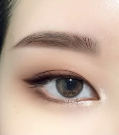 Mata Hooded, Maquillage On Fleek, Drugstore Makeup Tutorial, Korean Eye, Soft Makeup Looks, Cute Eye Makeup, Korean Eye Makeup, Ulzzang Makeup, Ethereal Makeup