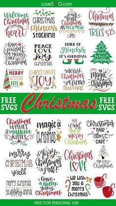 the christmas svg bundle is available for free