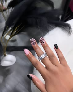 Black Short Square Nails, Overlay Nails, Acrylic Toe Nails, Hard Nails, Drip Nails, Short Square Nails