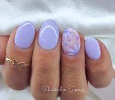 Purple Nail Designs Natural Nails, Dip Nail Ideas With Design, Nails For Delivery Day, Luminary Nails Design Simple, Short Round Nails Ideas Summer, Short Nail Ideas Purple, Rounded Short Nails, June Nails Ideas 2024 Short, Summer Purple Nails Design