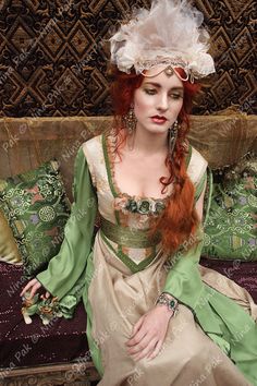 © Nina Pak Elven Fashion, Wizard Fashion, Absinthe Fairy, History Aesthetic, Princess Parties, Steampunk Ideas, Medieval Clothes, Halloween Costumes For 3, Video Inspiration