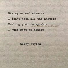 a piece of paper with the words harry styles written on it in black and white