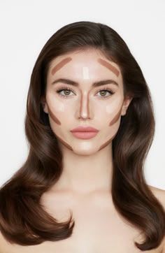 #beautyhacks Facial Contouring Makeup, Hollywood Contour Wand, Contour Wand, Teknik Makeup, Facial Contouring, Beauty Make-up, Makijaż Smokey Eye, Face Contouring, Make Up Looks