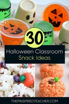 halloween classroom snack ideas for kids