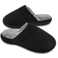 PRICES MAY VARY. 【WARM & COMFORT】Classic loafer style in mirco suede upper, covered in plush faux bunny fur from inside to outside, these slippers will wrap your feet in a cocoon of warmth so they'll never feel cold. 【DURABLE ANTI-SLIP OUTSOLE】 The great quality TPR anti-slip sole is suitable for wearing on most cold occasions, ex bedroom, kitchen, bedroom. The sole is ergonomically designed to provide foot support and fit to the curve of the foot. 【HIGH DENSITY MULTI-LAYERED INSOLE】High-density Foam Slippers, Loafer Style, Loafers Style, House Slippers, Dog Walking, Kitchen Bedroom, Womens Slippers, Memory Foam, Rubber Sole