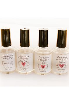 Oumisaya Nail Dip Powder Liquid Set include Primer Bond (Dehydrator), Base Coat, Activator (Seal Protect), Top Coat Nail Dip, Dip Powder, Base Coat, Top Coat, Fashion Nails, Dip, Beauty And Personal Care, Nails