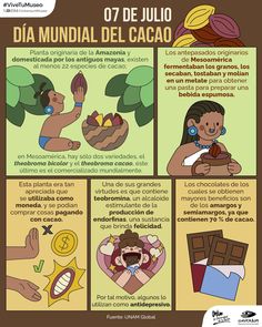 the spanish poster shows how to eat chocolate